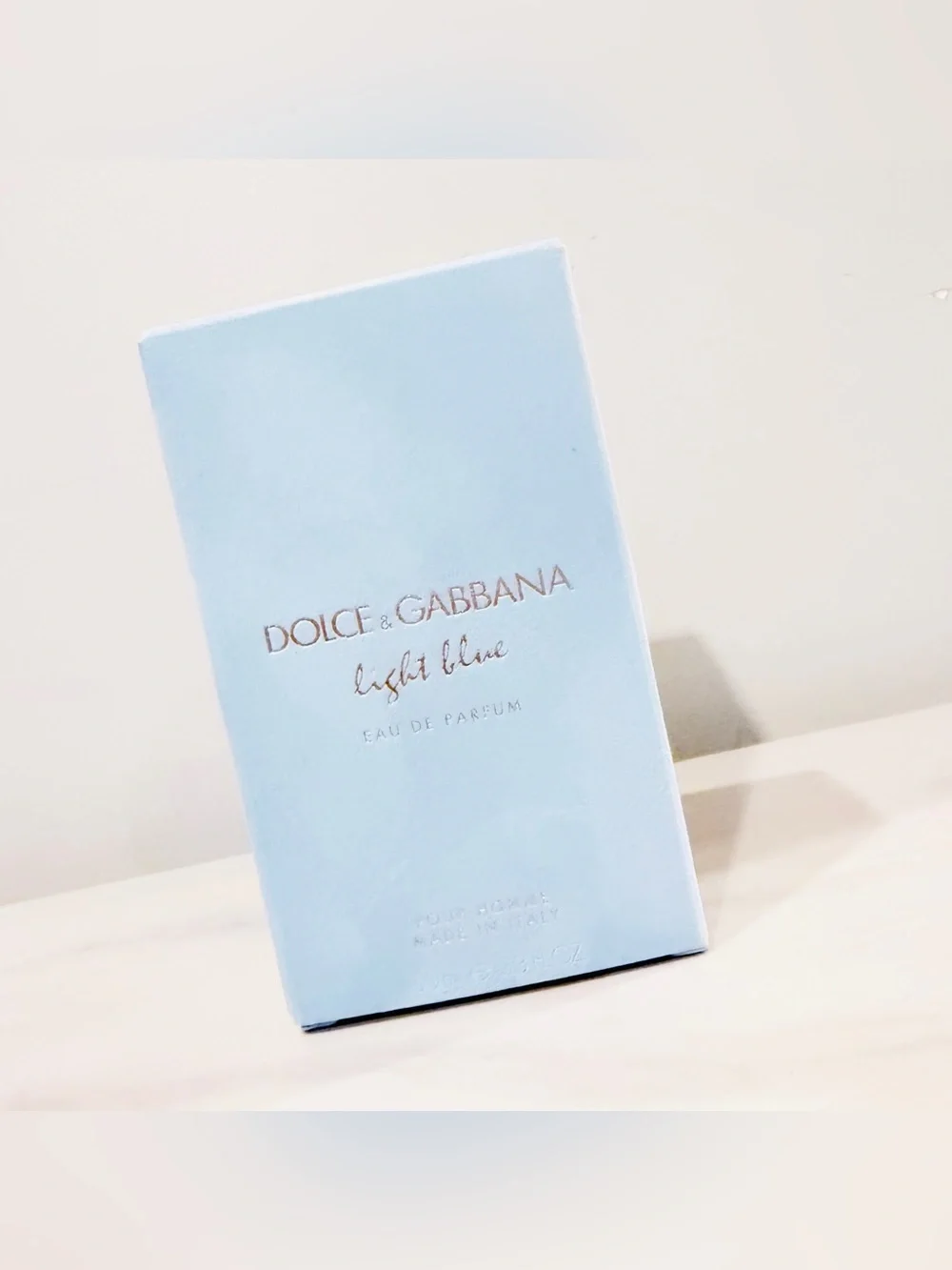 Dolce & Gabbana DG Light Blue 3.3 fl oz Packaging - BOX/LID ONLY